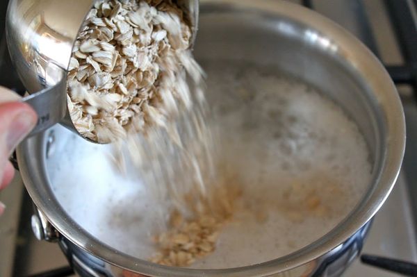 Из овсяной каши и соды