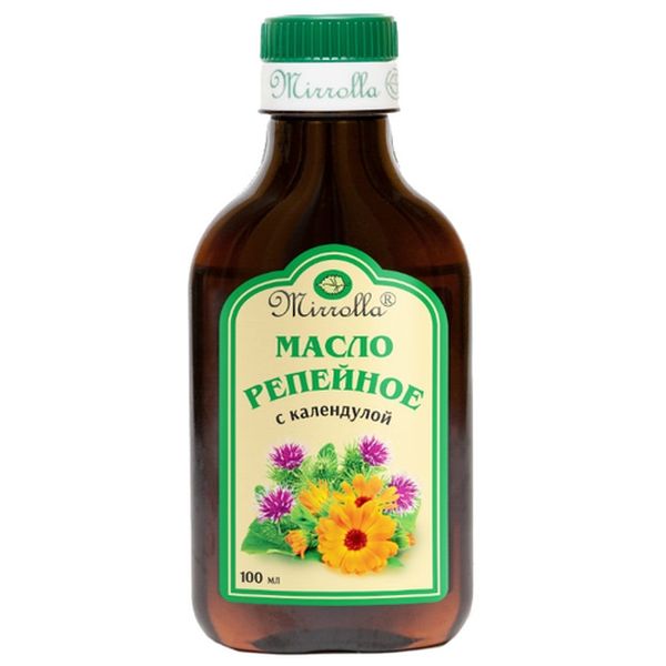 календула и репейное масло