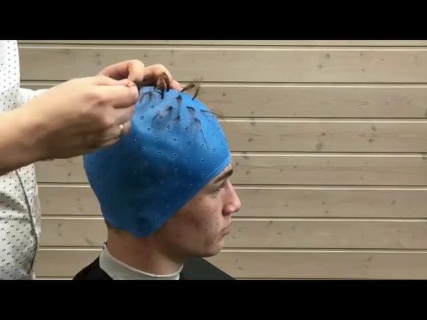 Мелирования при помощи шапочки Мелирования при помощи шапочки