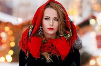 платок на голову В стиле Красной Шапочки